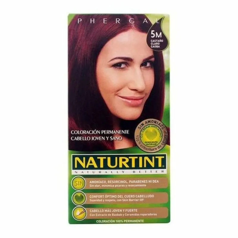 Krāsa bez Amonjaka Naturtint Naturtint M Gaiši Sarkanbrūns Nº 5m Castano Claro Caoba Nº 5m-Castano Claro Caoba 170 ml