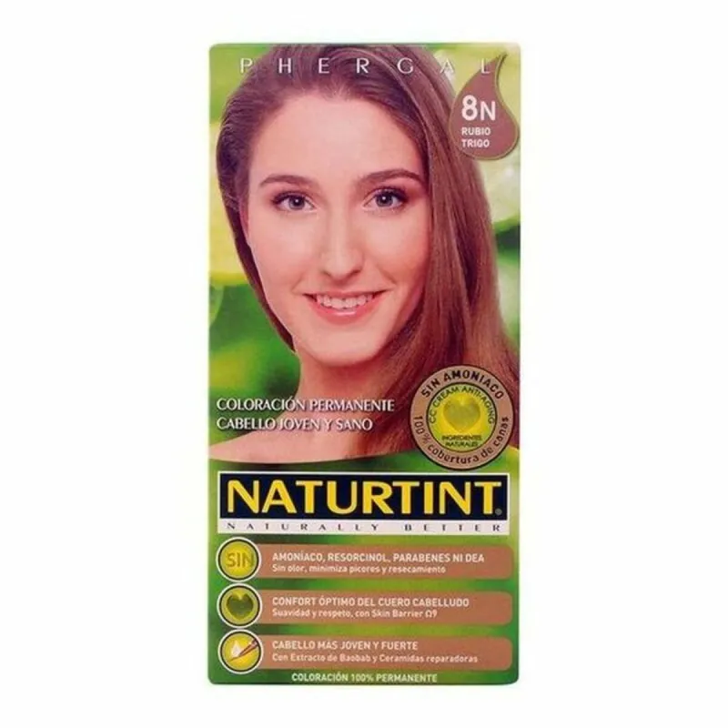 Краска без содержания аммиака Naturtint Naturtint N Золотисто-пшеничный Nº 8n Rubio Trigo Nº 8n-Rubio Trigo 170 ml