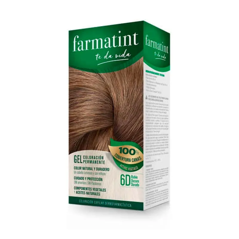 Постоянная краска Farmatint 380224 Nº 6d-Rubio Oscuro Dorado (5 штук)