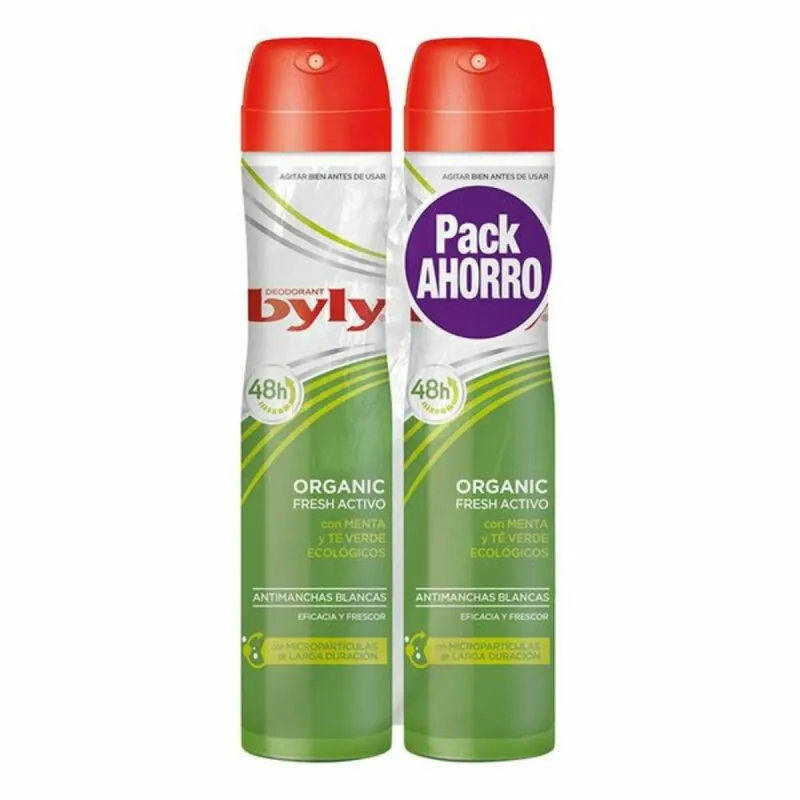 Izsmidzināms dezodorants Organic Extra Fresh Byly (2 uds)