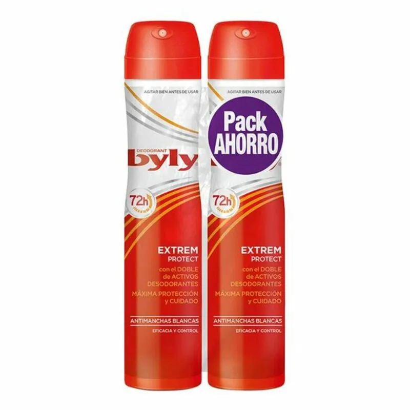 Suihkedeodorantti Extrem Protect Byly 8411104041158 (2 uds) 200 ml