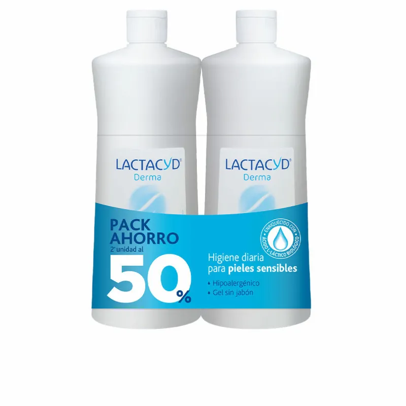 Nahka kaitsev vannigeel Lactacyd Lactacyd Derma 1 L 2 x 1 L Tundlik nahk