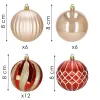 Christmas balls Springos CA1132 8 CM 30 PCS.