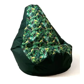 Pufs GO GIFT Melns 105 x 80 cm Bumbieris