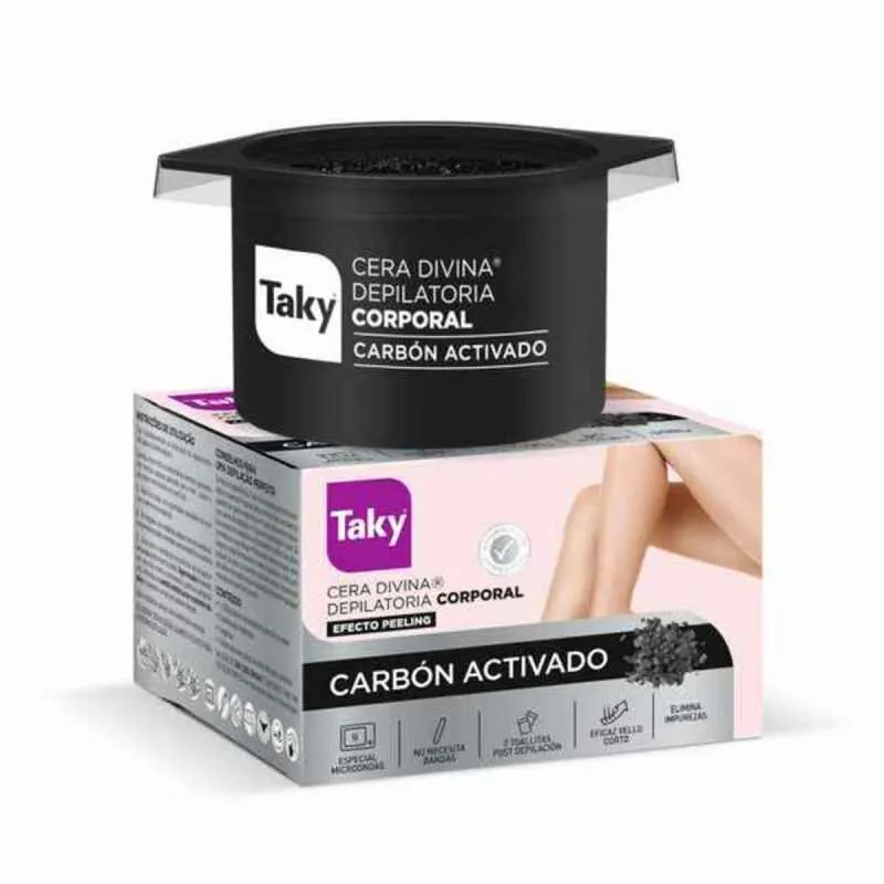Vasks Ķermeņa Liekā Apmatojuma Depilācijai Carbon Activado Taky 1106-01799 300 ml