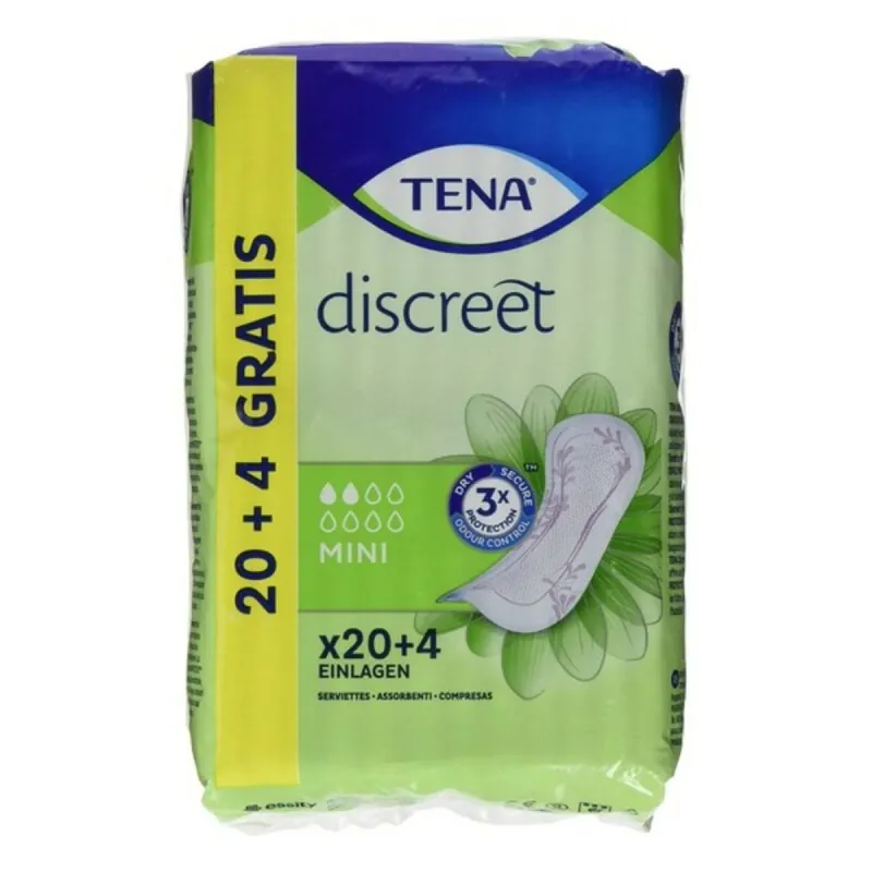 Uriinipidamatuse hügieeniside Discreet Mini Tena (24 uds)