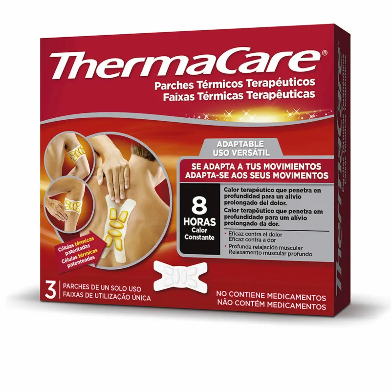 Kleepuvad soojusplaastrid kehale Thermacare Thermacare (3 Ühikut)