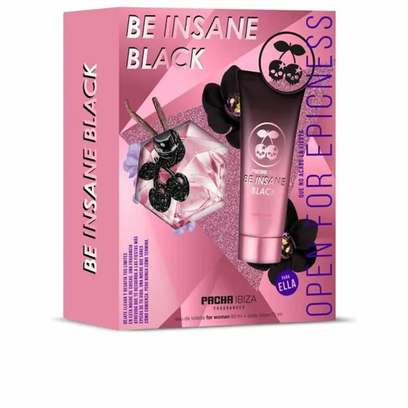 Naiste parfüümi komplekt Pacha Ibiza Be Insane Black 2 Tükid, osad