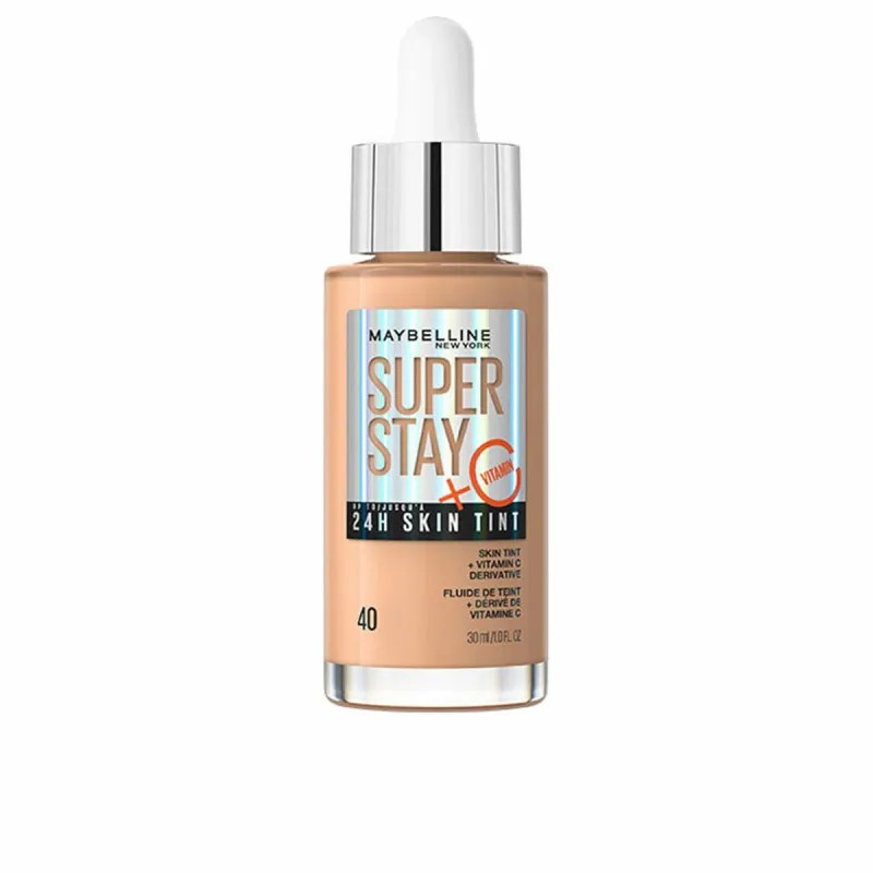 Skystas makiažo pagrindas Maybelline Super Stay Skin Tint Nº 40 30 ml Vitaminas C