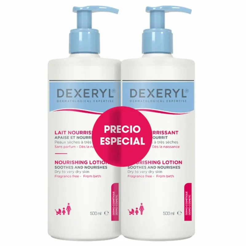 Moteriškos kosmetikos rinkinys Dexeryl LOCIÓN NUTRITIVA 500 ml