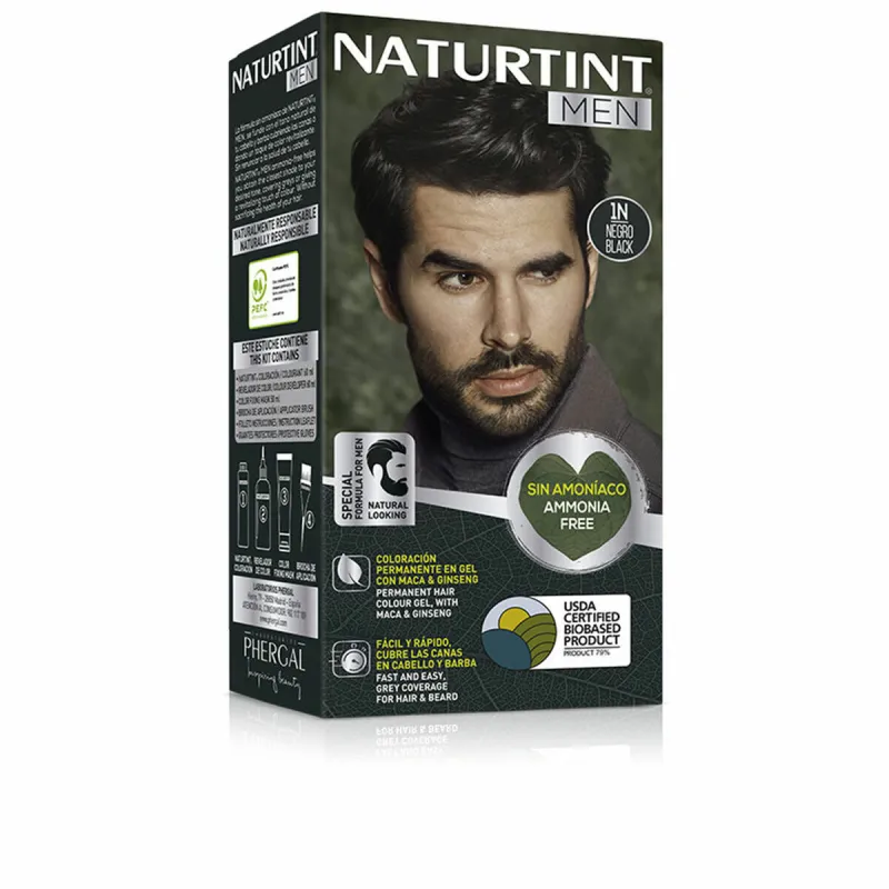 Ilgalaikiai dažai Naturtint NATURTINT MEN Juoda