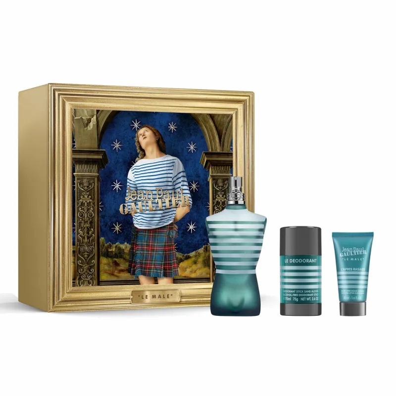 Miesten parfyymisetti Jean Paul Gaultier Le Male 3 Kappaletta