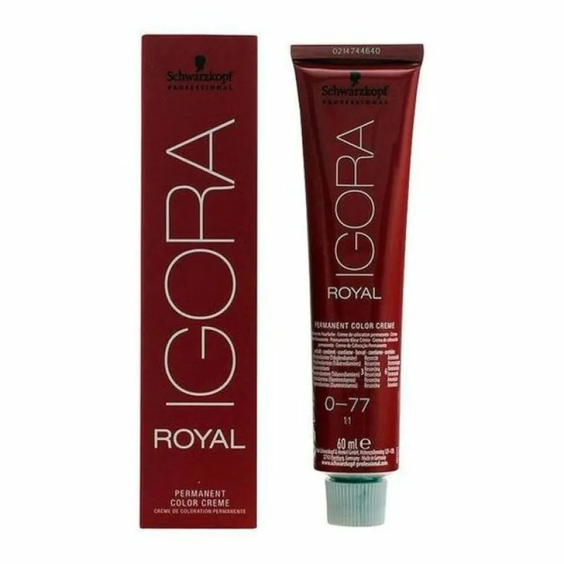 Ilgalaikiai dažai Schwarzkopf Igora Royal Nº 0-77 02/13 60 ml