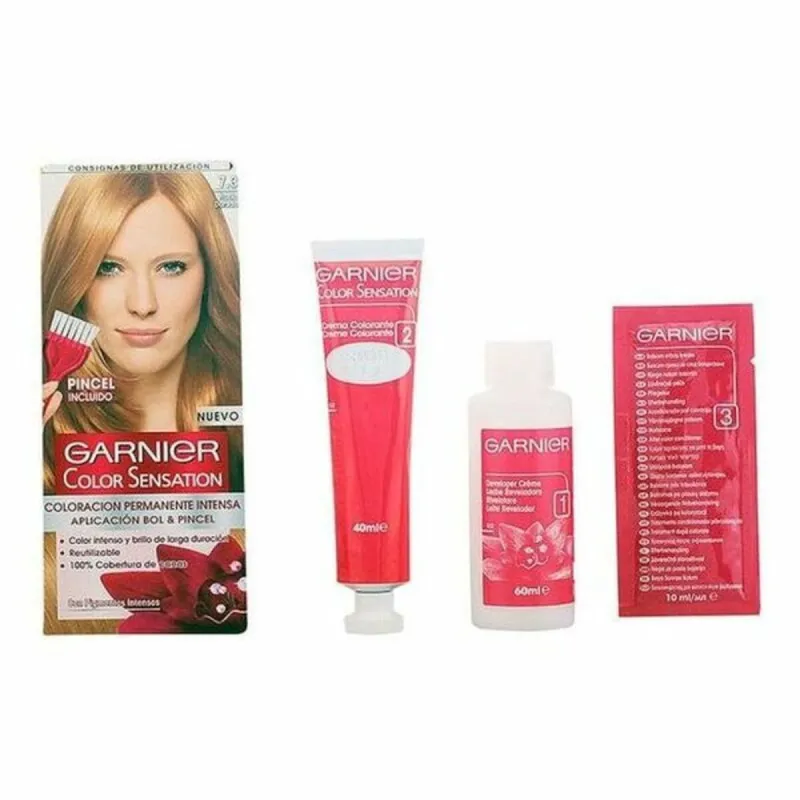 Постоянная краска Garnier Color Sensation Золотистый Nº 7,3 Rubio Dorado Nº 7,3-Rubio Dorado 110 g
