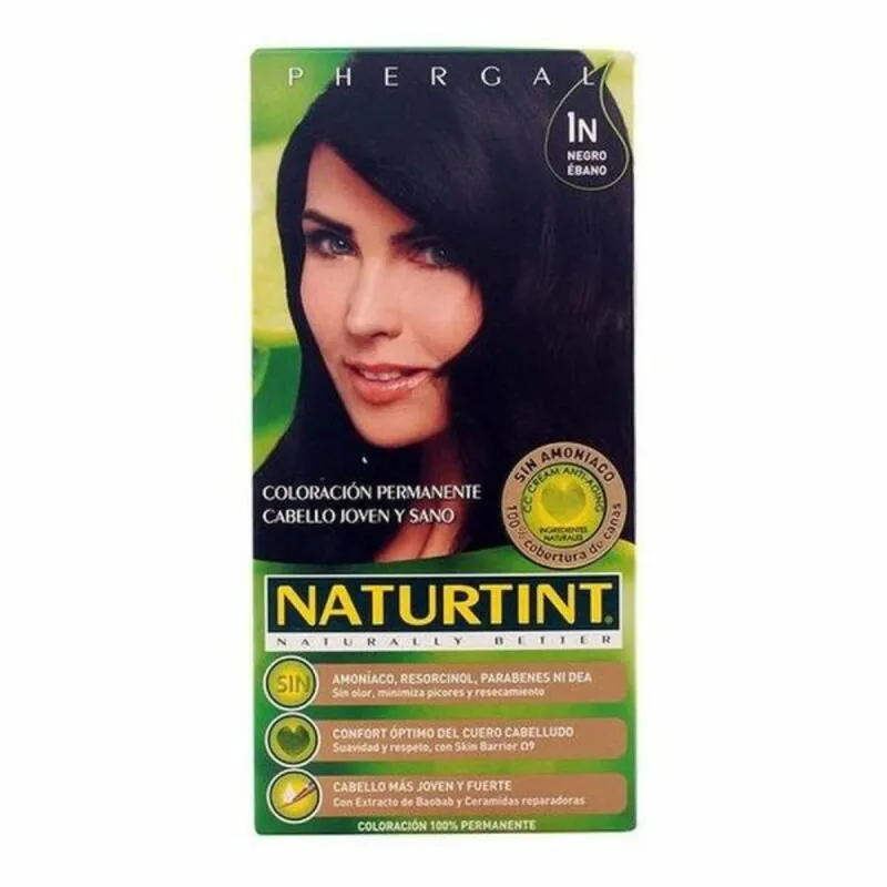 Краска без содержания аммиака Naturtint Naturtint N Насыщенный черный 170 ml