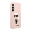 Karl Lagerfeld Silicone NFT Ikonik - Case for Samsung Galaxy S23+ (Pink)