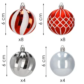 Christmas Tree Decoration Set Springos CA1166, 24 pcs