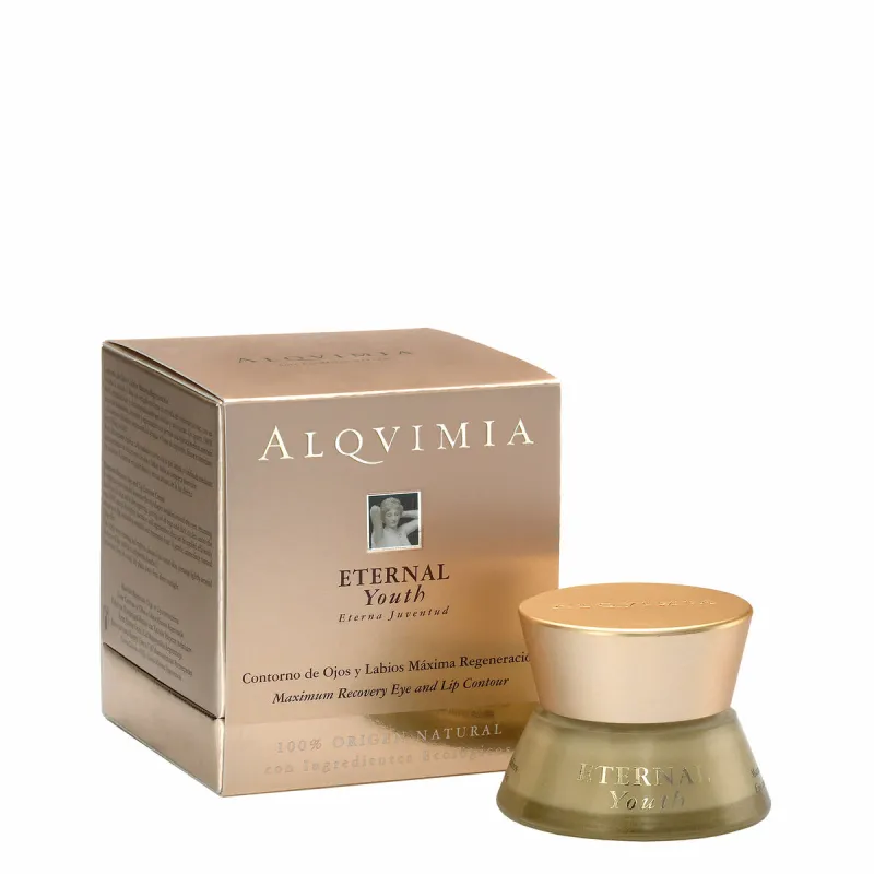 Антивозрастной крем для области вокруг глаз и губ Alqvimia ETERNAL YOUTH 15 ml
