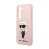 Karl Lagerfeld Silicone NFT Ikonik - Case for Samsung Galaxy S23+ (Pink)