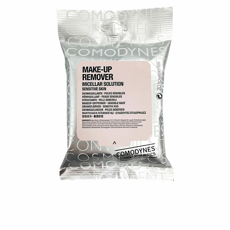 Meikapu noņemošas salvetes Comodynes Up Remover (20 gb.)