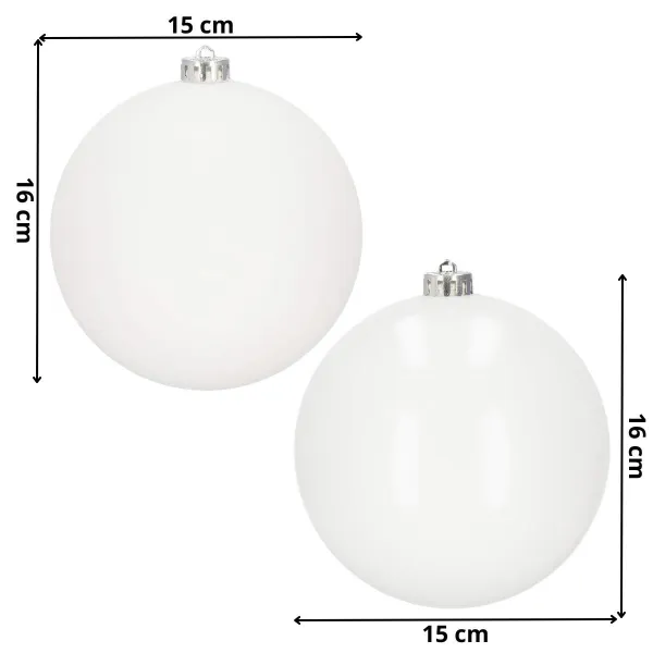 Новогодние игрушки для елки Springos CA1177 15 СМ 2 шт.