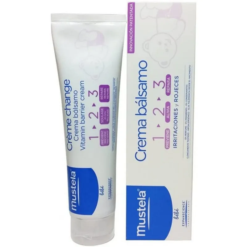 Atjaunojošs Krēms Zīdaiņiem Mustela Niño 50 ml 3-vienā