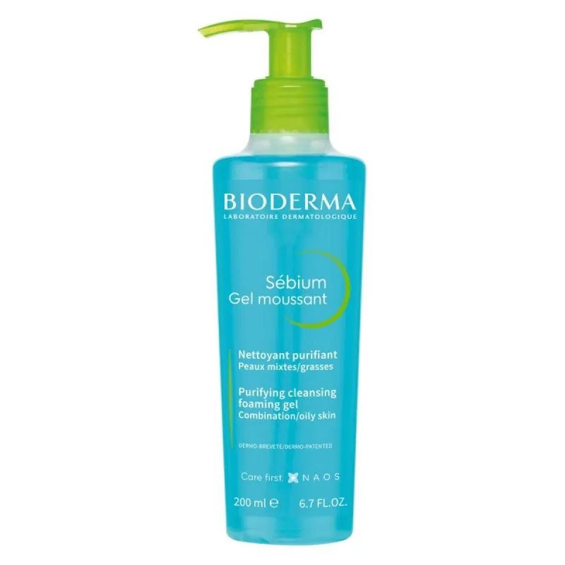 Näo puhastamise geel Bioderma Sebium Moussant