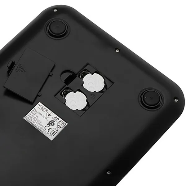 kitchen scale Adler AD 3183b Black 5 kg