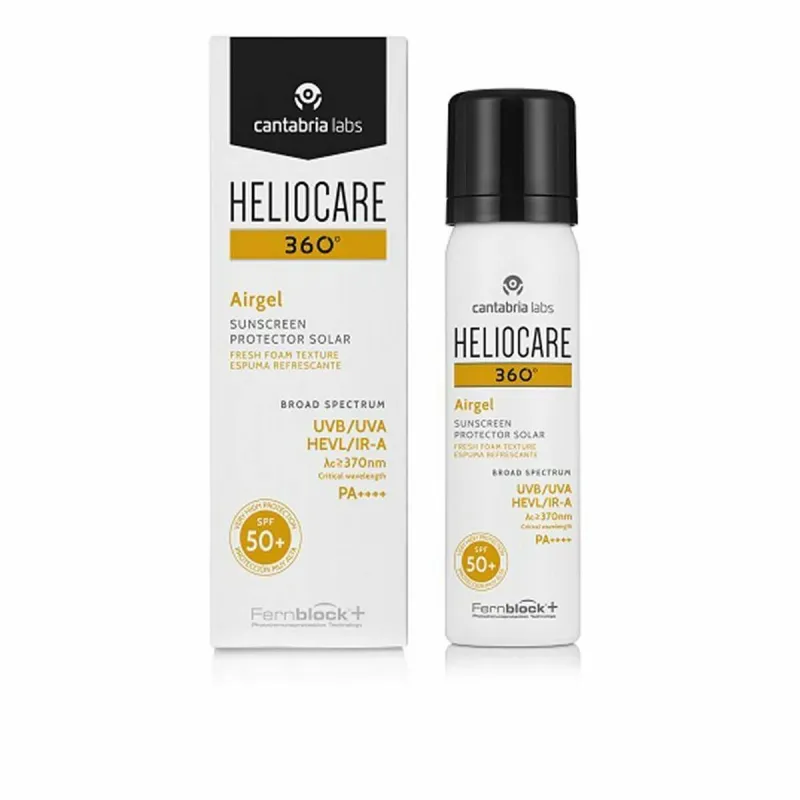 Kremas nuo saulės veidui Heliocare Airgel Spf 50+ 60 ml Fotoimunoprotektorius