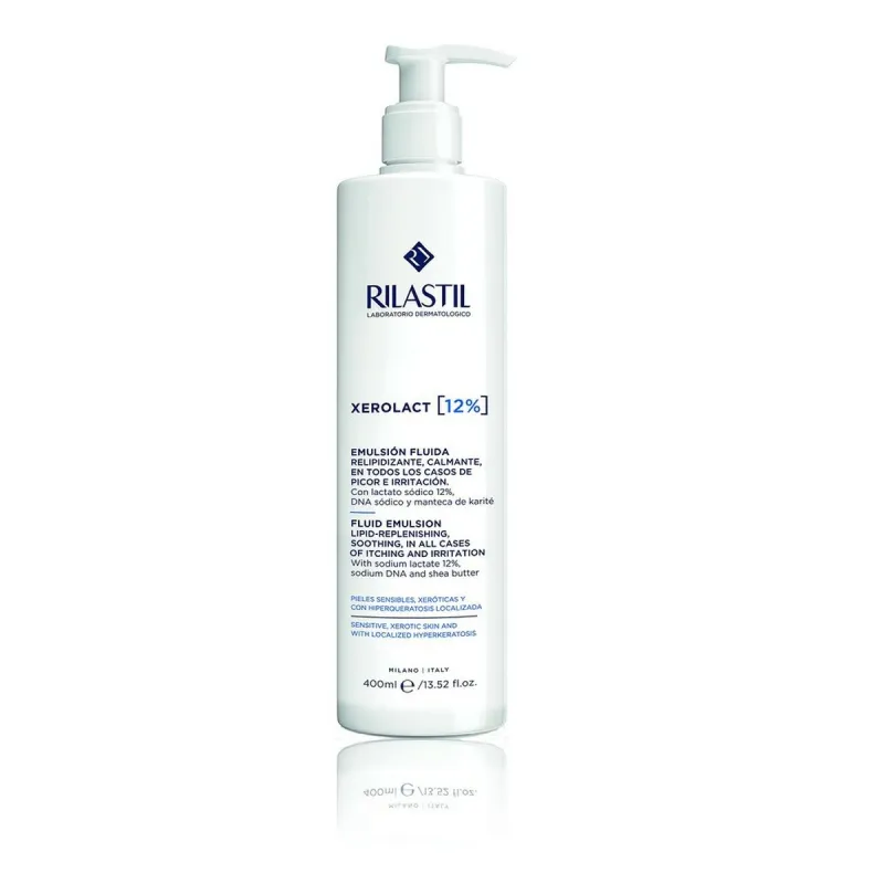 Молочко для тела Rilastil Xerolact 400 ml Успокаивающее средство