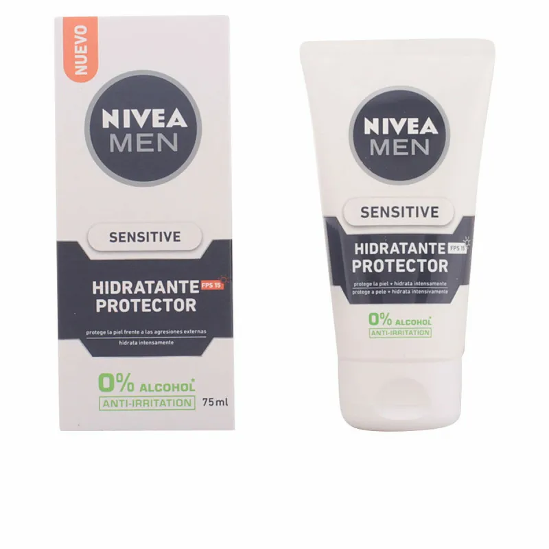 Mitrinošs Sejas Krēms Nivea Men Sensitive Spf 15 75 ml