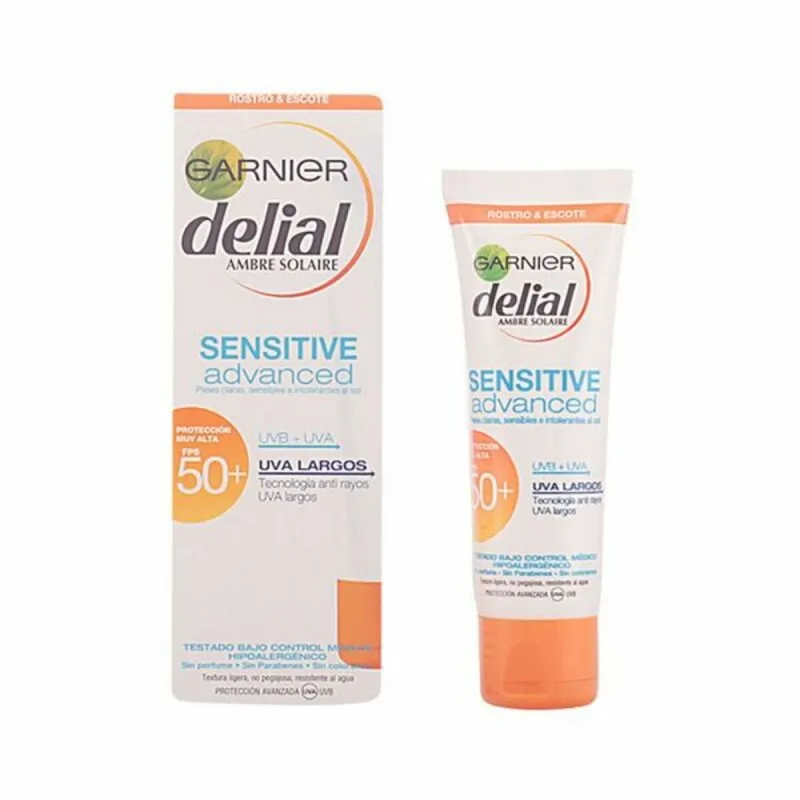 Kasvojen aurinkovoide Delial Sensitive Advanced Spf 50+ 50 ml