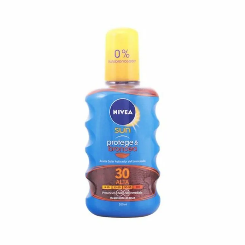 Rusketusöljy Nivea Sun Broncea Spf 30 200 ml