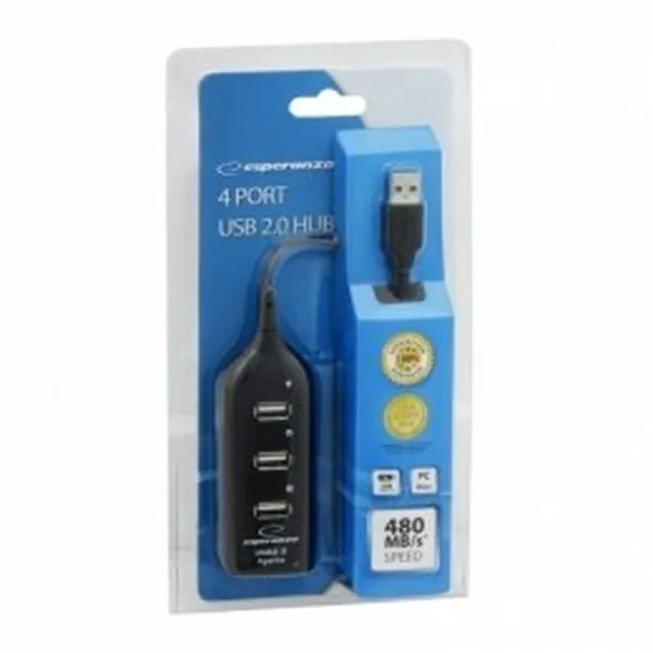 USB Centrmezgls Esperanza EA116 Melns
