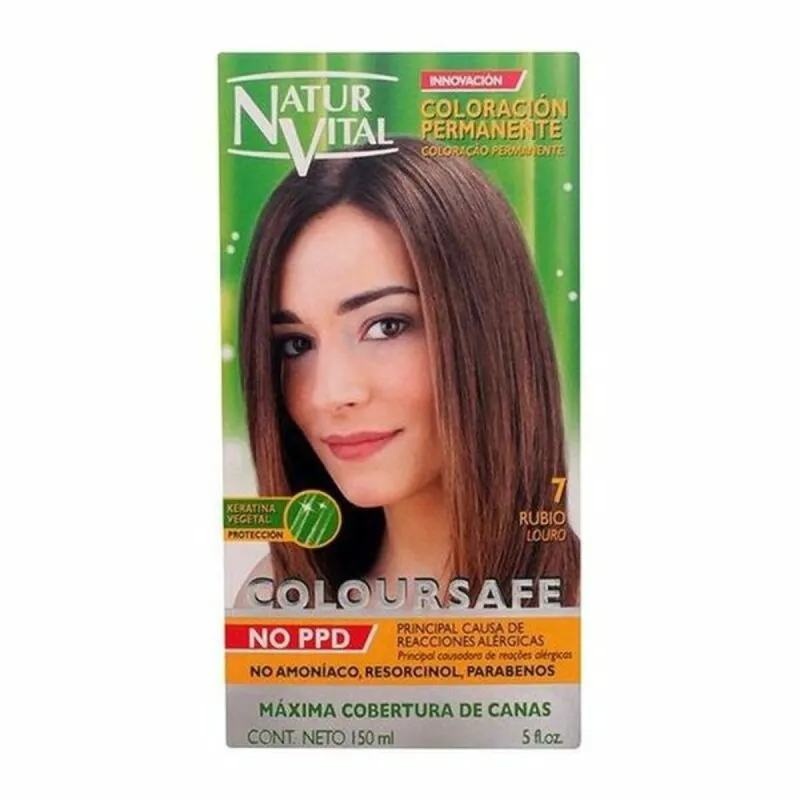 Ammoniaagivaba juuksevärv Naturaleza y Vida Coloursafe Nº 7-Rubio 150 ml