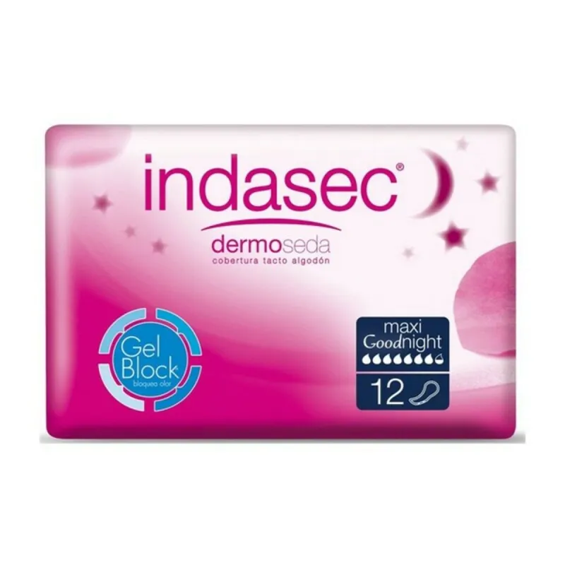 Sanitārais Ieliktnītis Urīna Nesaturēšanai Dermoseda Good Night maxi Indasec 1233-39871 (12 uds) ()