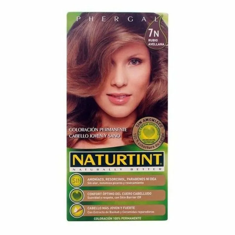 Dažai be amoniako Naturtint Naturtint N Lazdyno šviesūs Nº 7n Rubio Avellana Nº 7n-Rubio Avellana 170 ml