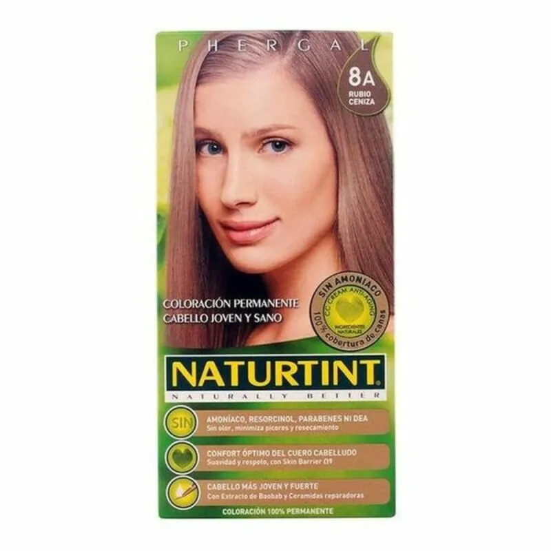 Krāsa bez Amonjaka Naturtint Naturtint A Pelnu Blonds Nº 8a Rubio Ceniza Nº 8a-Rubio Ceniza 170 ml
