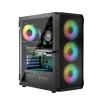 ATX Semi-tower Box Logic PORTOS ARGB White Black