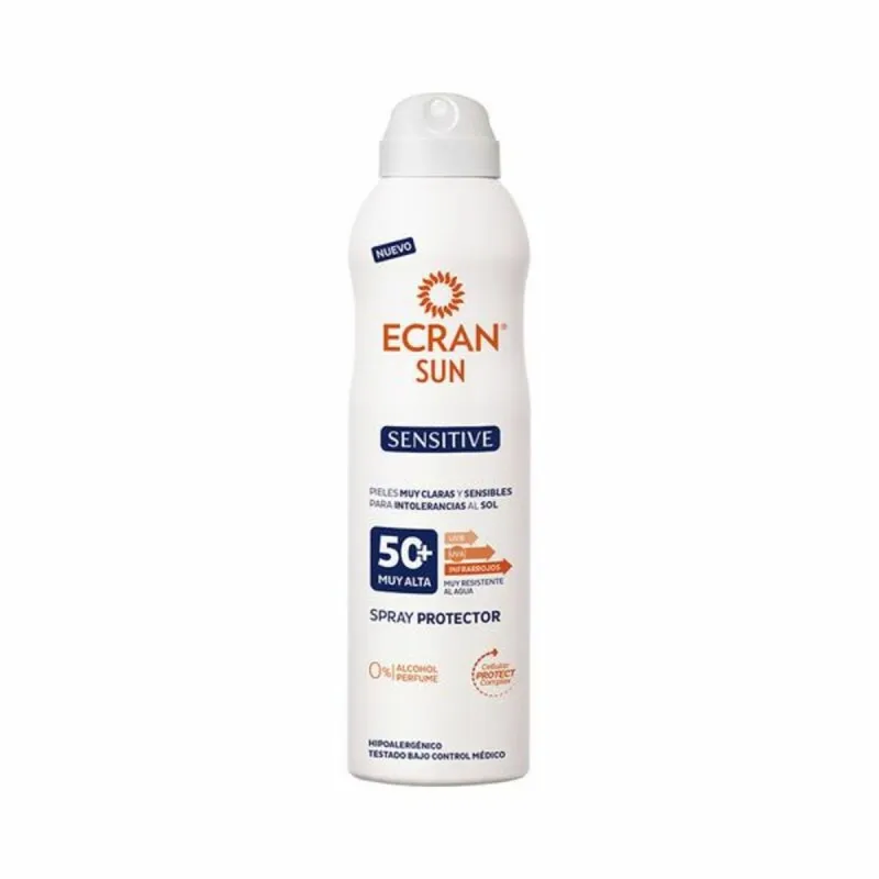 Päikesekaitse pihusti Ecran Ecran Sunnique Sensitive Spf 50+ 250 ml