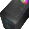 ATX Semi-tower Box Logic AM-DART-PRO-ARGB-10 Black