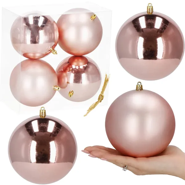 Christmas tree decoration set Springos CA1187 12 cm 4 pcs.