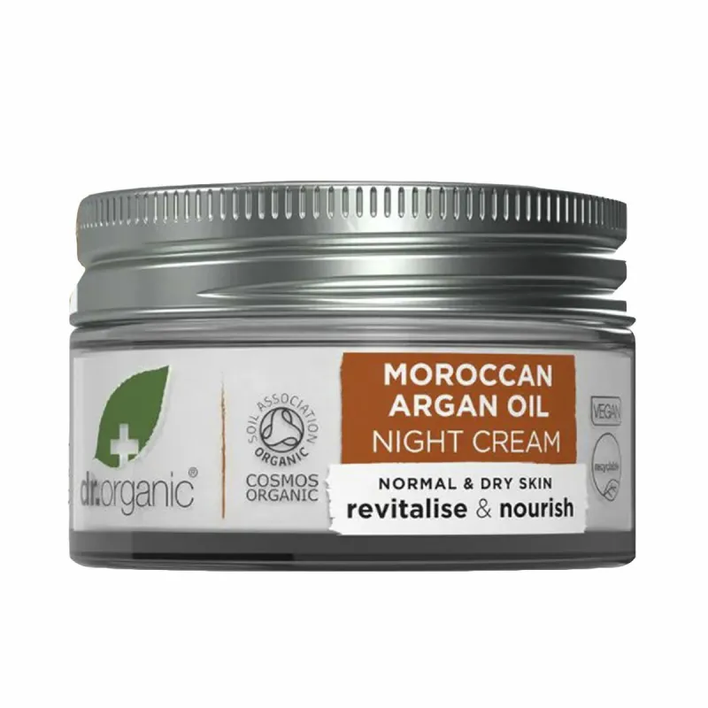 Nakts krēms Dr.Organic ARGÁN DR ORGANIC 50 ml