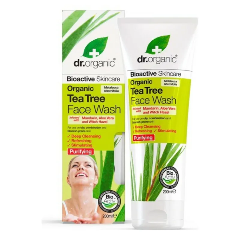 Kasvojen puhdistusgeeli Dr.Organic DR00243 200 ml