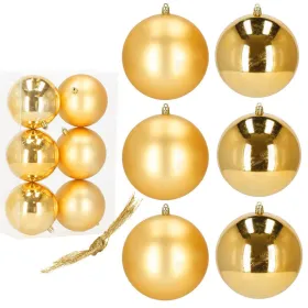 Christmas Tree Ornament Set Springos CA1188, 10 cm, 6 pcs