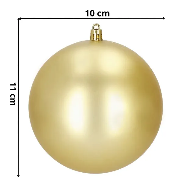 Christmas Tree Ornament Set Springos CA1188, 10 cm, 6 pcs