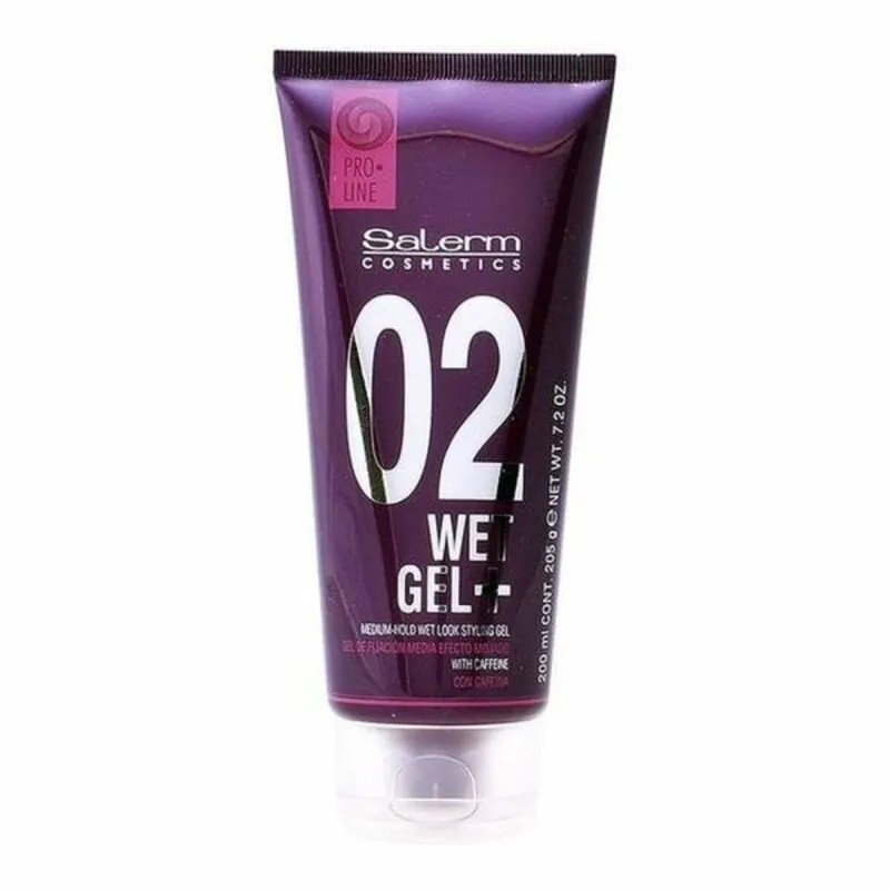 Väga tugev vormiv geel Salerm Wet 200 ml