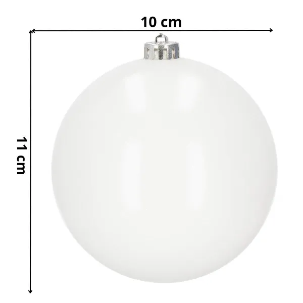 Kalėdiniai kamuoliukai Springos CA1189 10 CM 6 vnt.