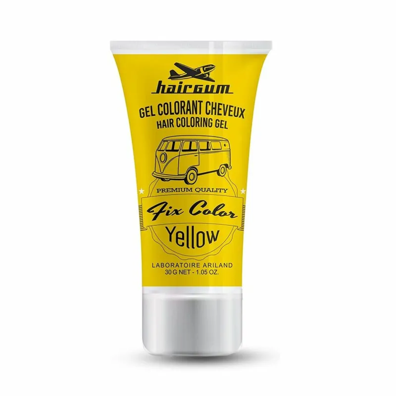 Неперманетное окрашивание Hairgum Fix Color Жёлтый 30 ml Фиксирующий гель