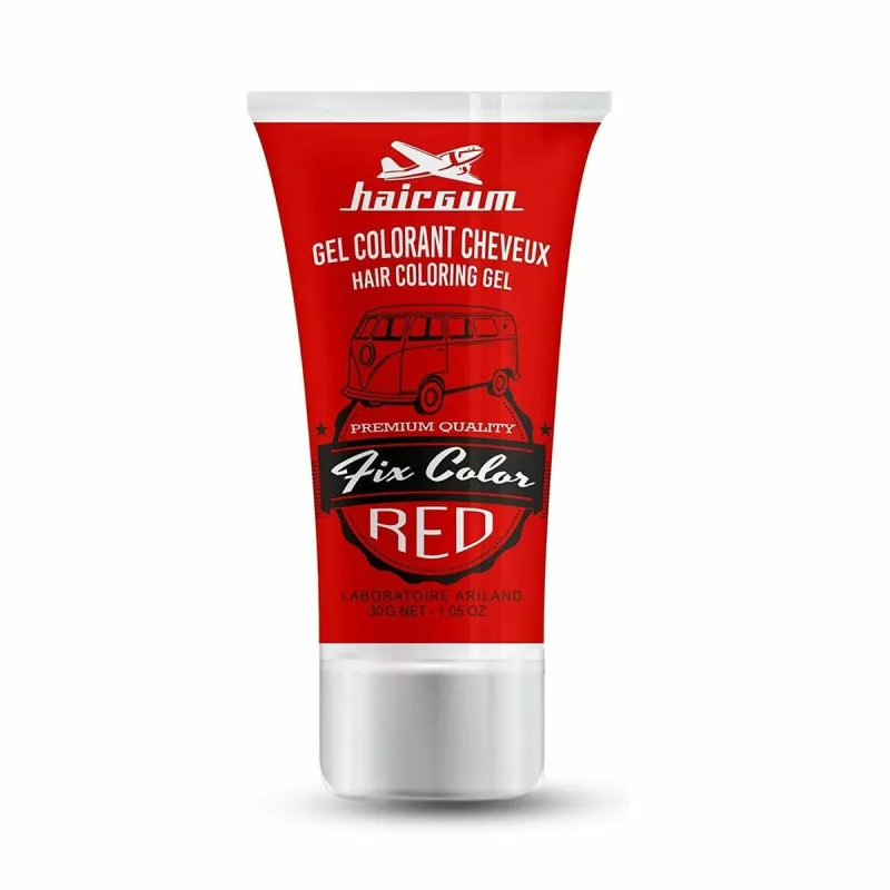 Neilgalaikiai dažai Hairgum Fix Color Raudona 30 ml Formavimo gelis